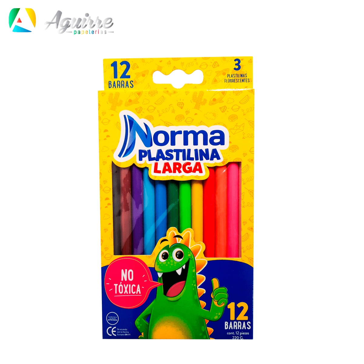 PLASTILINA NORMA X12 COLORES