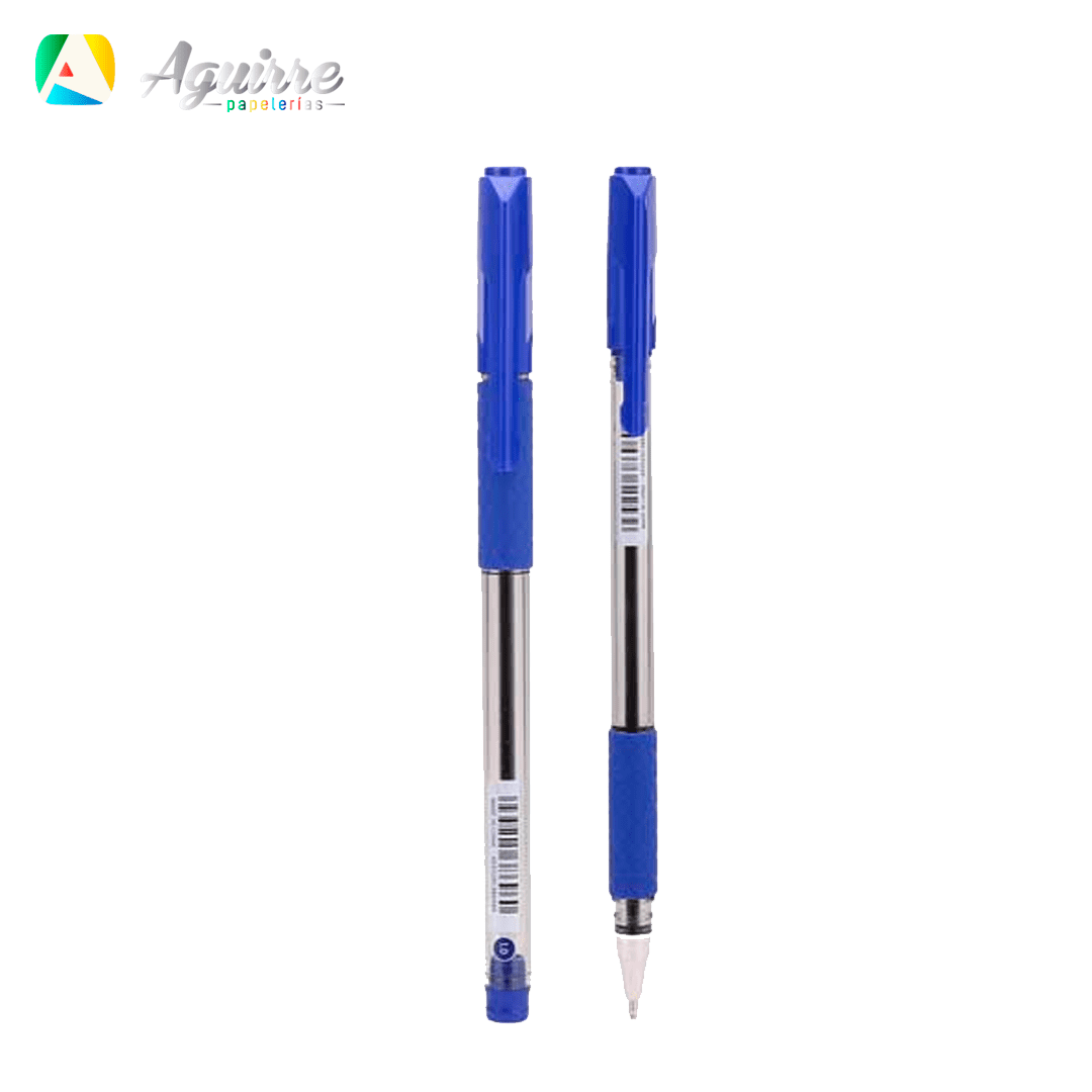 Boligrafo Arrow azul 1mm Claro