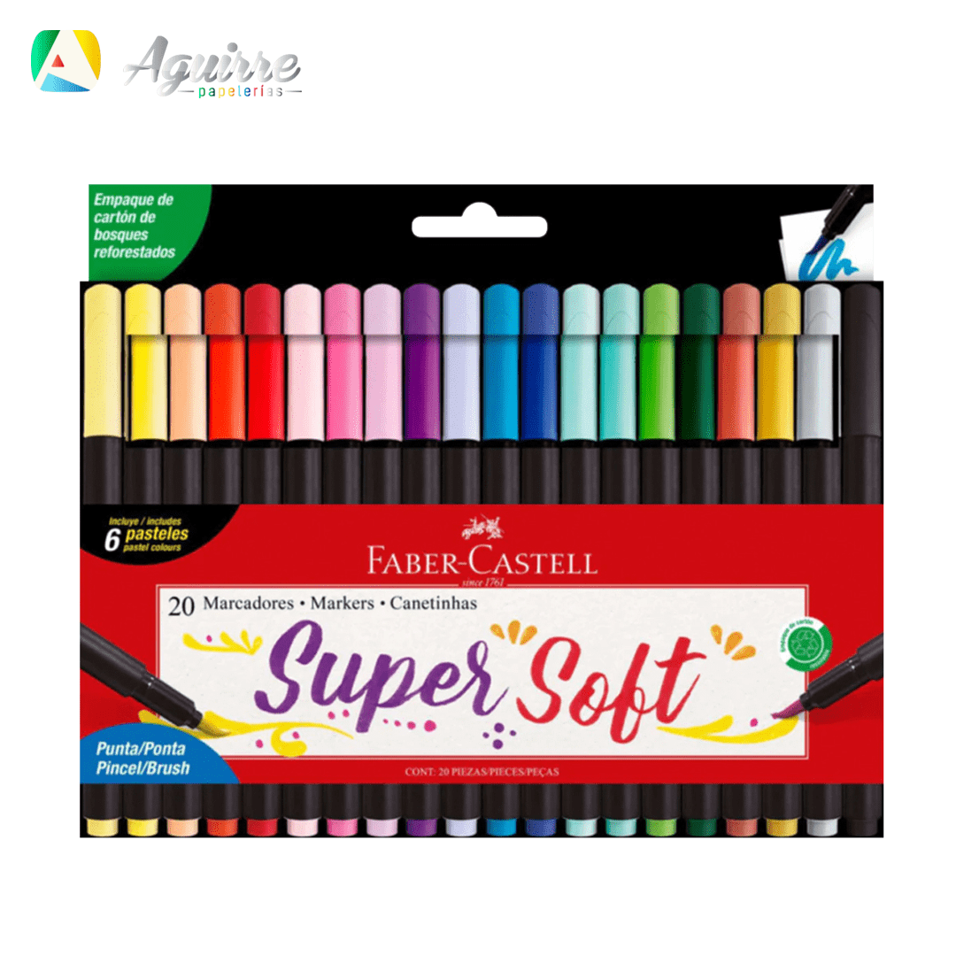 Marcadores Faber-Castell Pastel 8 U - Abacus Online